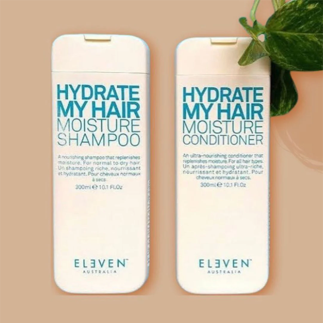 Moisture conditioner en shampoo flessen