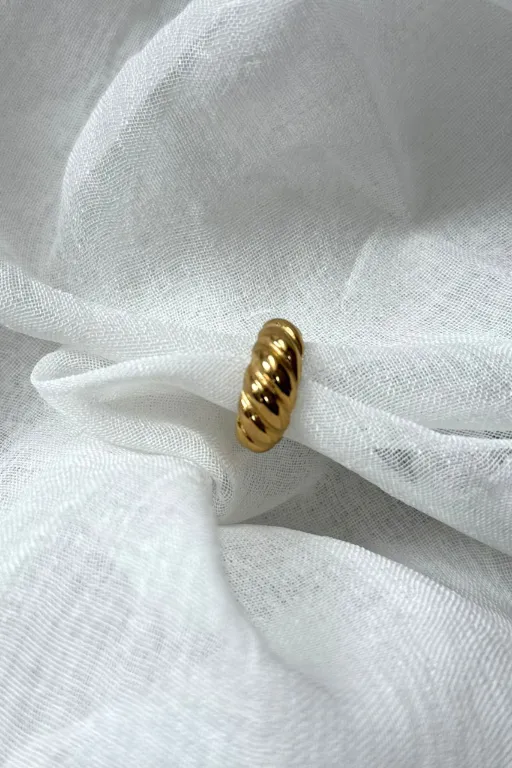 Spiraalring - Goud
