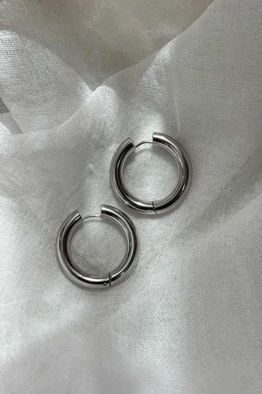 LUNA oorbellen - Zilver