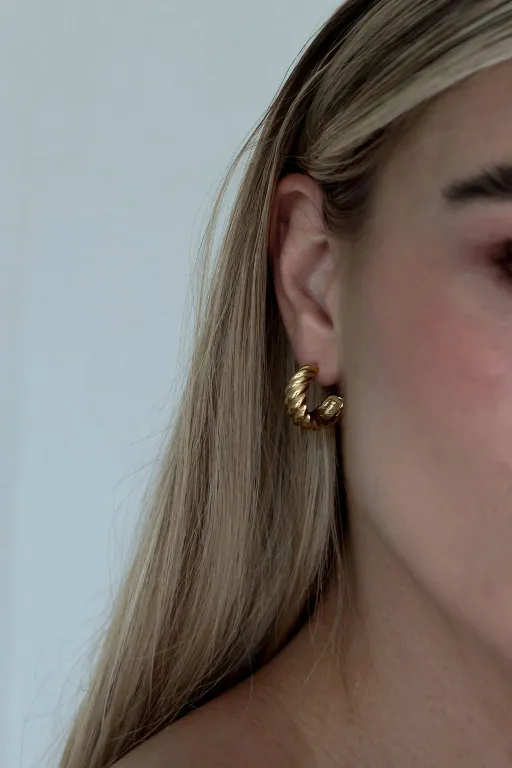 oorbellen - goud - model