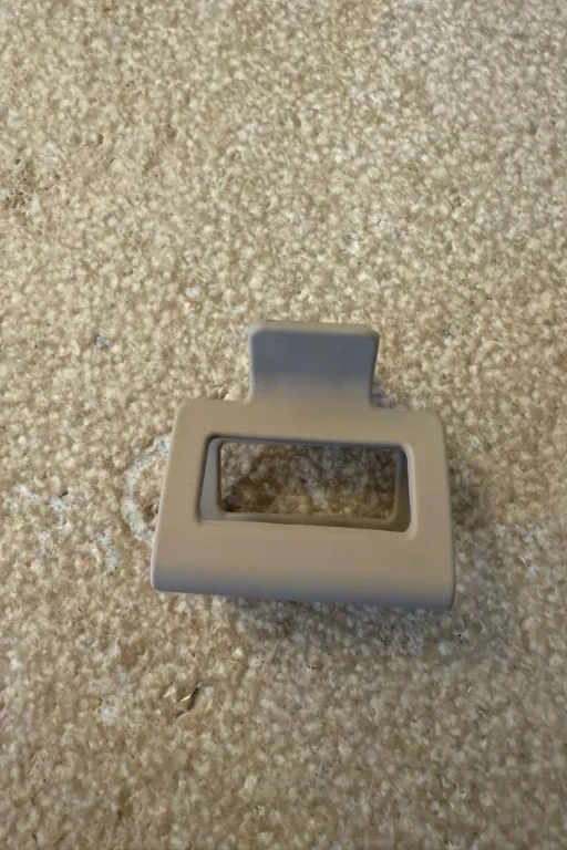 Matte rechthoekige haarklem